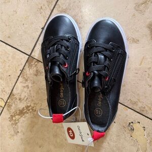 Cat & Jack Black and Red Kids Sneakers